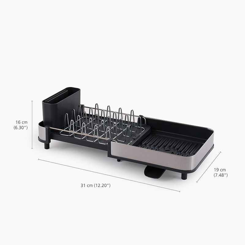 ที่คว่ำจานปรับขนาดได้ JOSEPH JOSEPH รุ่น EXTEND SLIM สีเทา N6500035_1